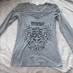 Small Affliction long sleeve top
